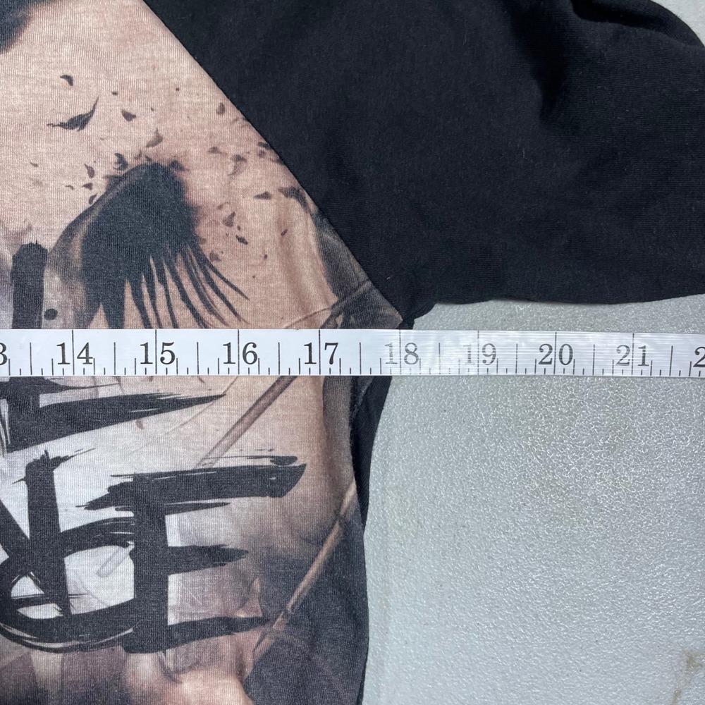 My Chemical Romance Black Parade Clock Graphic Baseball Tee Medium Punk Emo Goth - Picture 7 of 9
